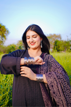 Saajni Black Ajrak